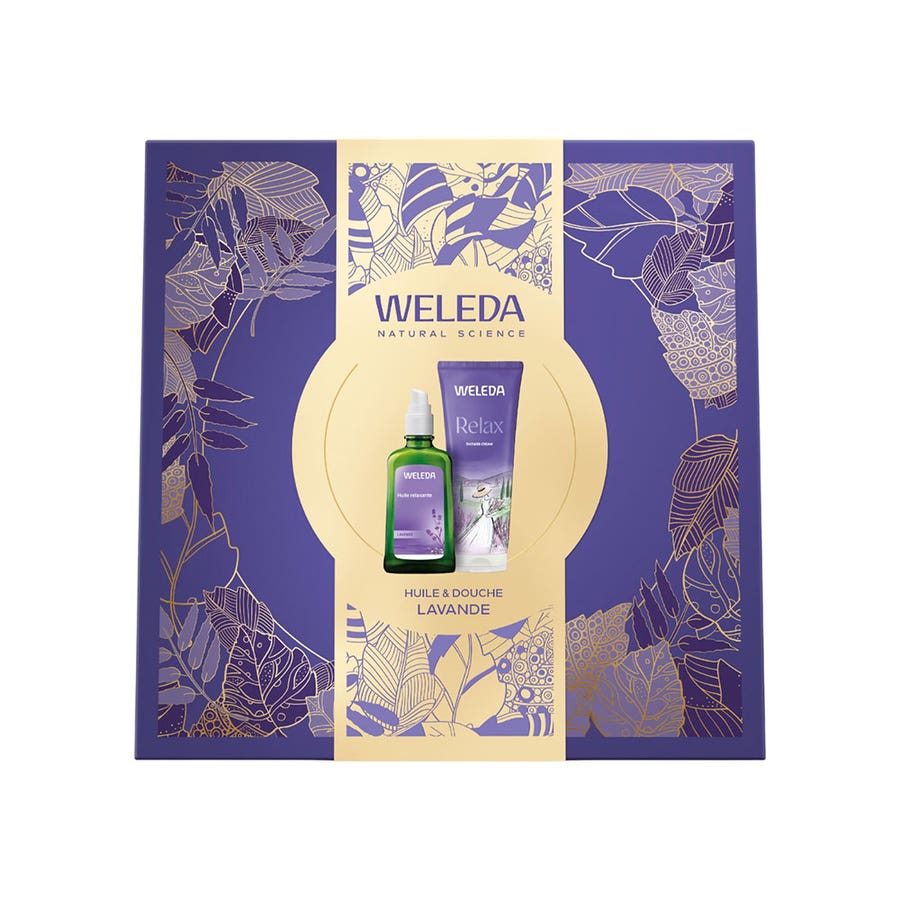Weleda Lavender Giftboxes Body Oil &amp; Shower