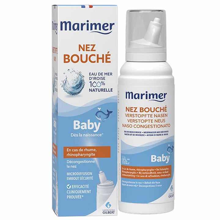Marimer Baby Baby Rhinopharyngitis and Cold Spray Blocked nose 100ml (3.38fl oz)