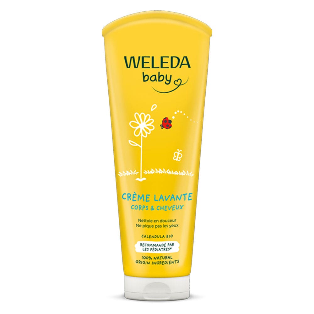 Weleda Calendula Baby Body and Hair Wash 2 x 200ml (6.76fl oz)