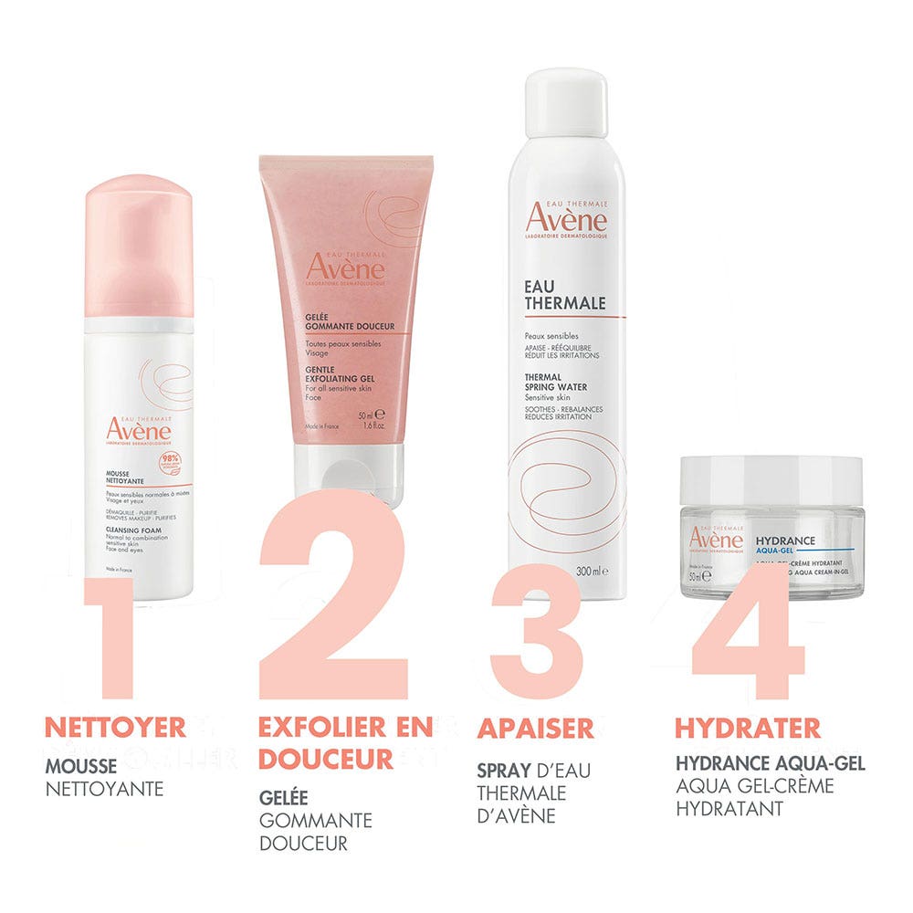 Avène Face Hygiene Gentle exfoliating jelly sensitive skin 50ml (1.69fl oz)