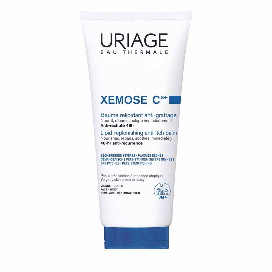 Uriage Xémose C8+ Anti Itch Soothing Oil Balm Dry Skin 200ml (6.76 fl oz)