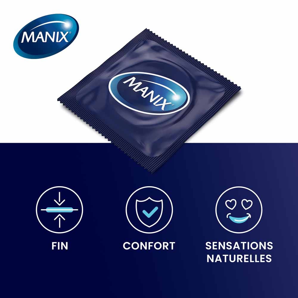 Manix Pure Easy Fit Security And Comfort Easy Fit Condoms x24