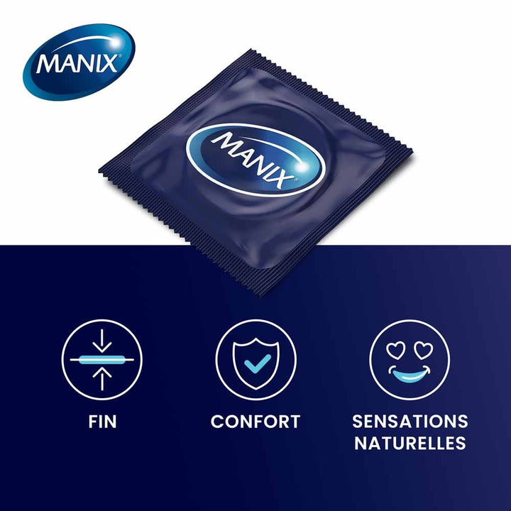 Manix Pure Easy Fit Security And Comfort Easy Fit Condoms x24