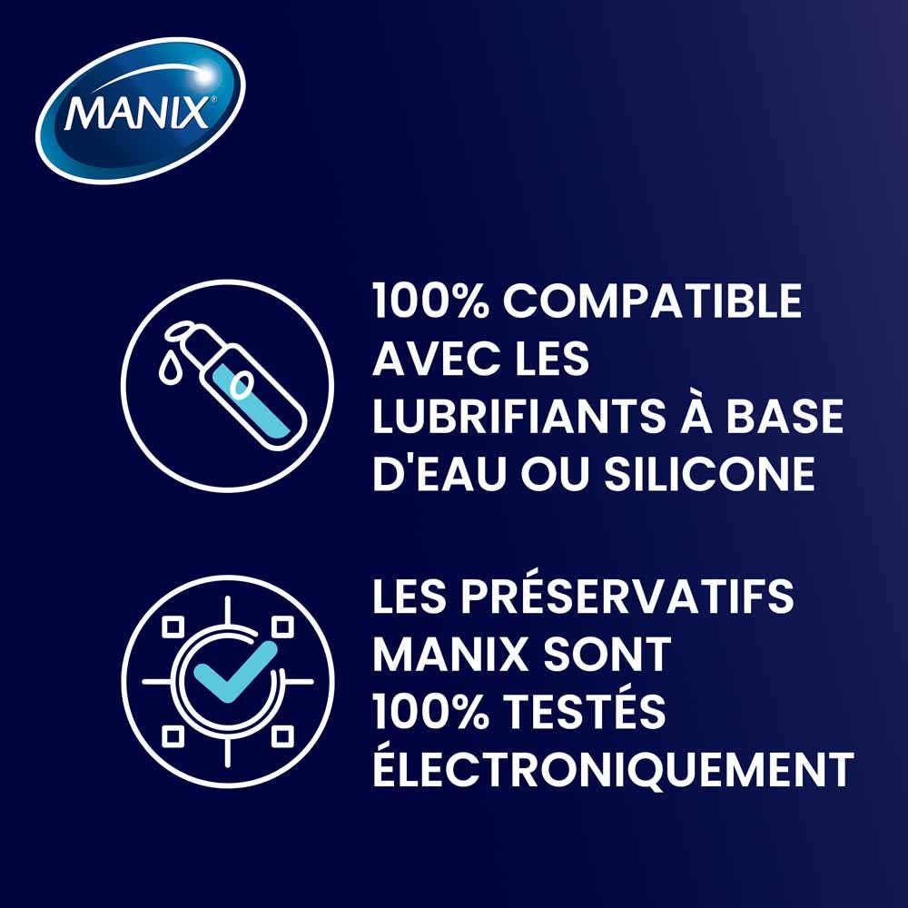 Manix Pure Easy Fit Security And Comfort Easy Fit Condoms x24