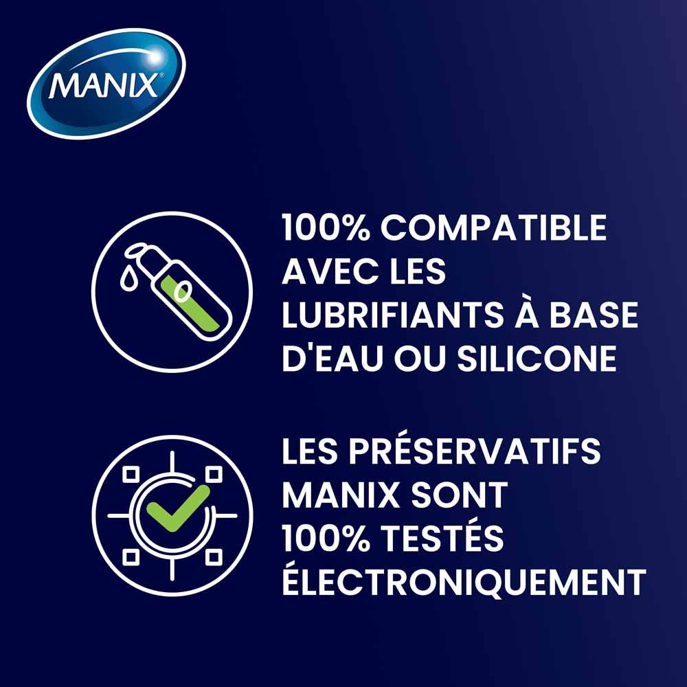 Manix Resistence Condoms with delay gel x10
