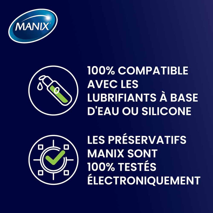 Manix Resistence Condoms with delay gel x10