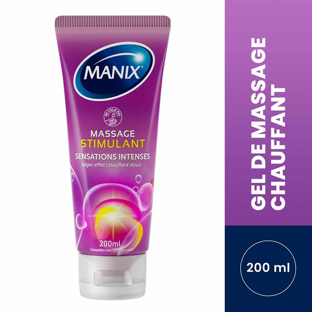 Manix Massage Stimulating Sensation Massage Gel 200ml (6.76fl oz)