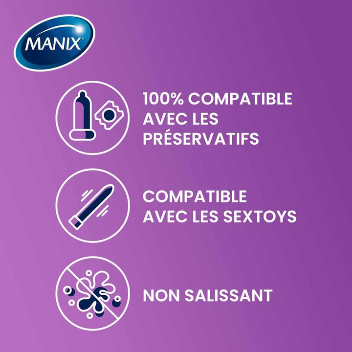 Manix Massage Stimulating Sensation Massage Gel 200ml (6.76fl oz)