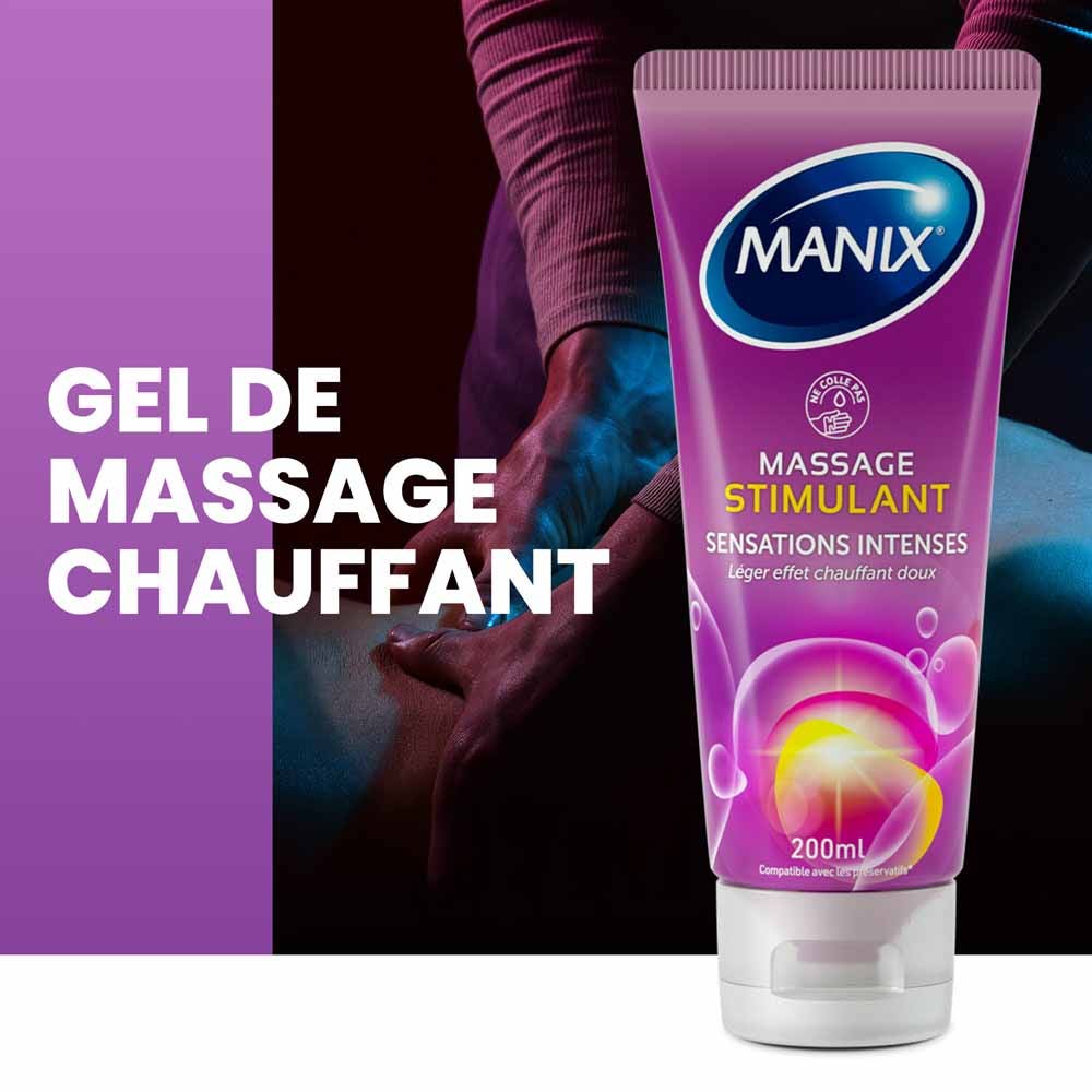 Manix Massage Stimulating Sensation Massage Gel 200ml (6.76fl oz)