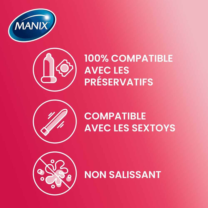 Manix Strawberry Lubricating Gel Succulent Strawberry 80ml (2.71fl oz)