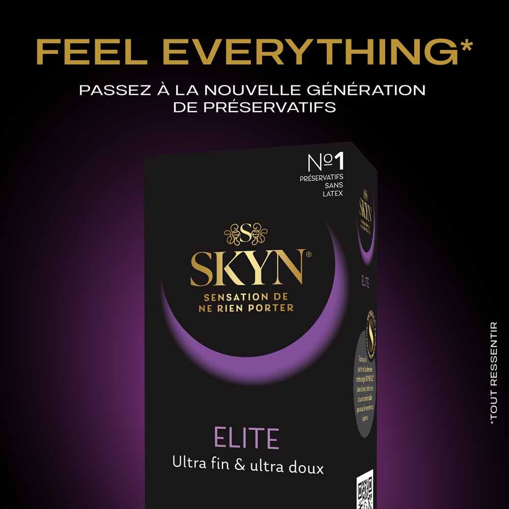 Skyn Elite Skyn Elite Latex-free Condoms X10 Ultra Fin et Ultra Doux x20