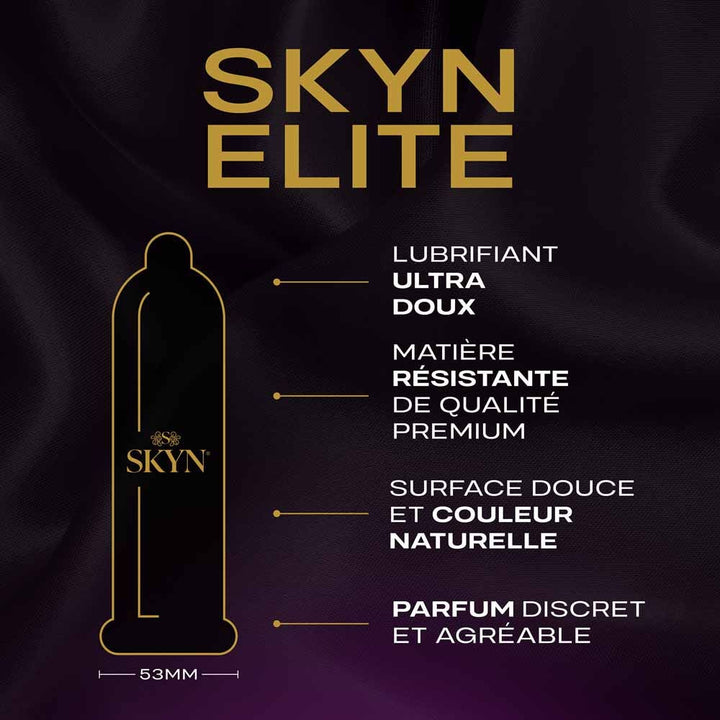 Skyn Elite Skyn Elite Latex-free Condoms X10 Ultra Fin et Ultra Doux x20