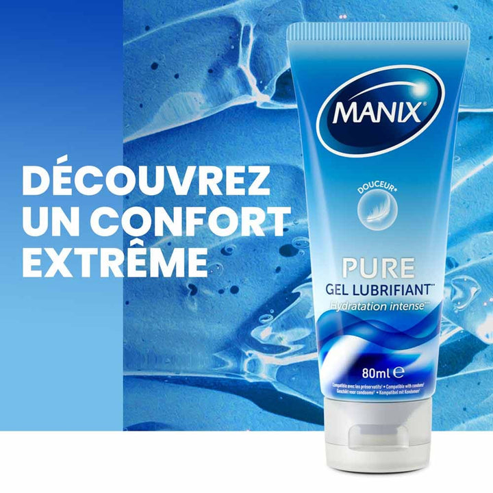 Manix Pure Intimate lubricating gel Hydratation et douceur 80ml (2.71fl oz)