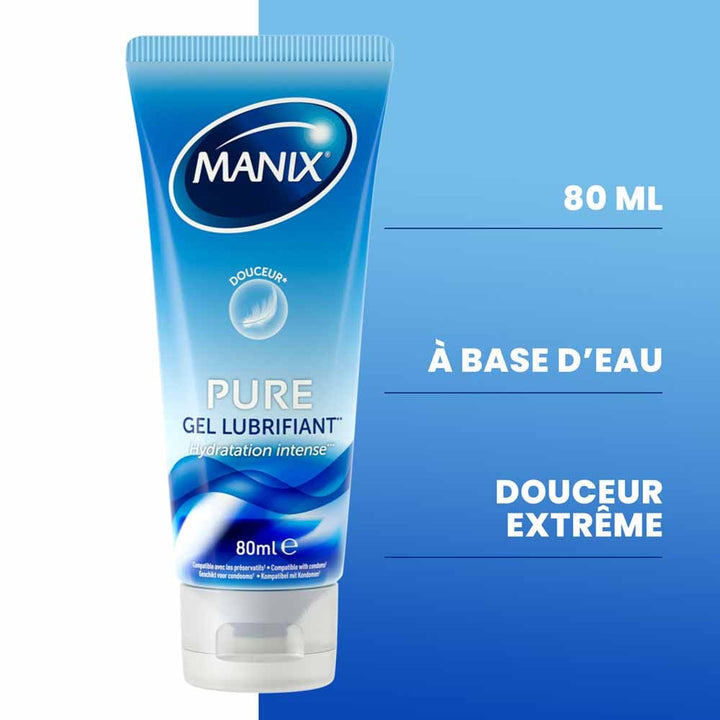 Manix Pure Intimate lubricating gel Hydratation et douceur 80ml (2.71fl oz)