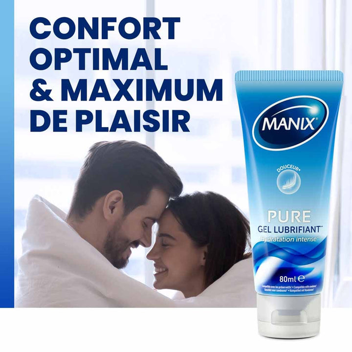 Manix Pure Intimate lubricating gel Hydratation et douceur 80ml (2.71fl oz)