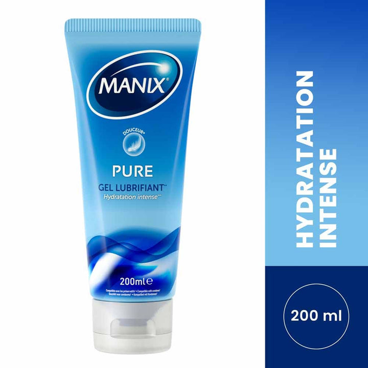 Manix Pure Intimate Lubricating Gel Moisturizing and gentle 200ml (6.76fl oz)