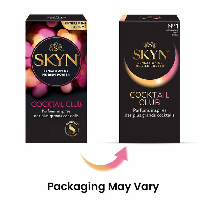Skyn Cocktail Club Skyn Sensation Cocktail Club Condoms X9 Parfums Inspirés des Plus Grands Cocktails x9