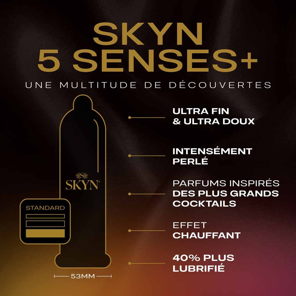 Skyn 5 Senses Condoms 5 Senses X5 Skyn x5