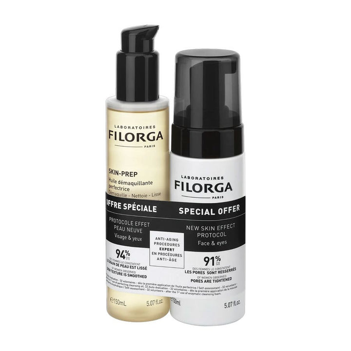 Filorga Skin-Prep Cleansing Oil + Cleansing Foam Duo 2x150