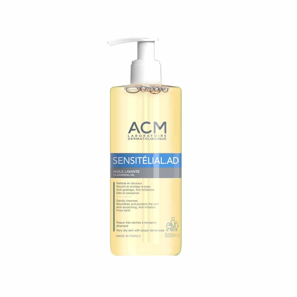 Acm Sensitelial.AD Cleansing oil Very dry skin with an atopic tendency 500ml (16.91fl oz)