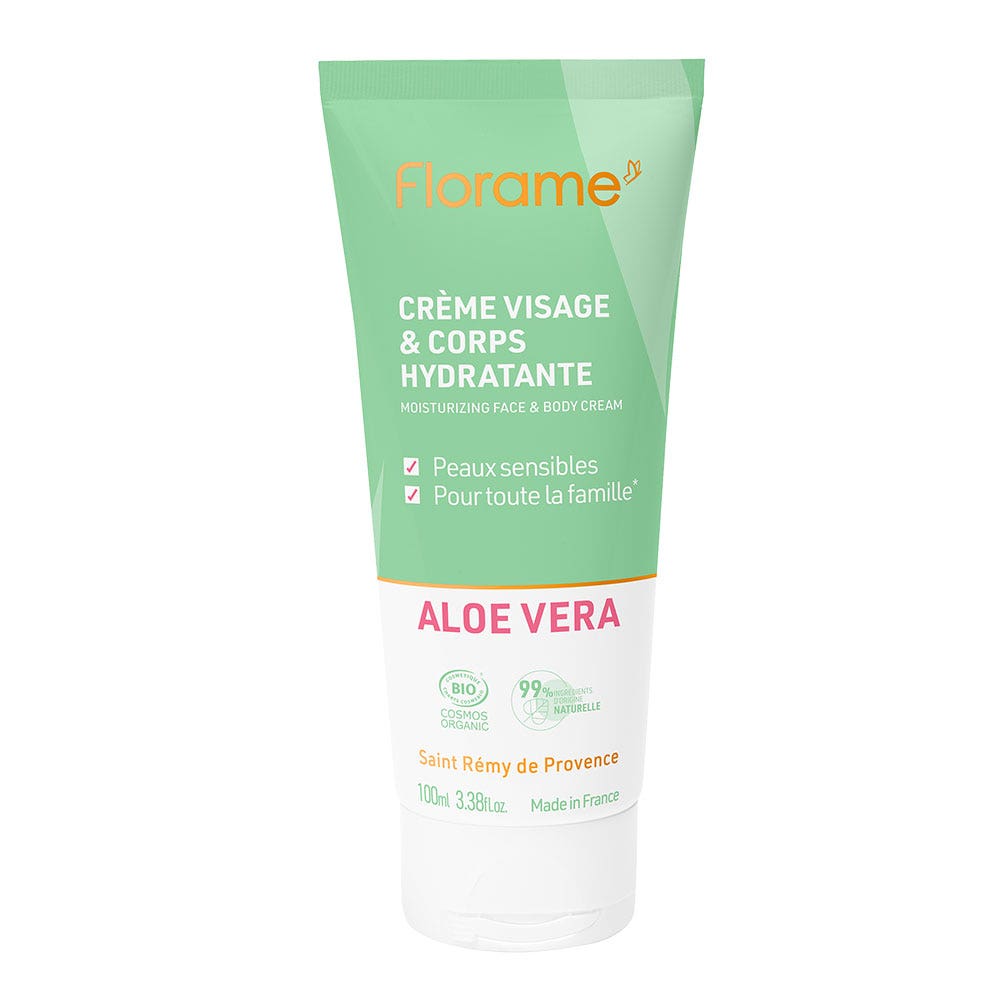 Florame Aloe Vera Face & Body Moisturizers 100ml (3.38fl oz)