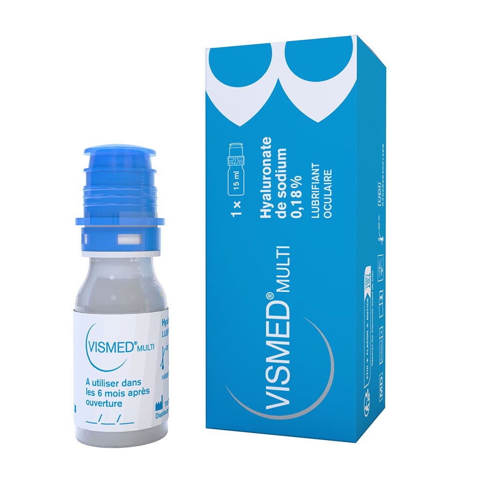 Horus Pharma Vismed Multi Lubricating Eye Drops 15 ml (0.51fl oz)