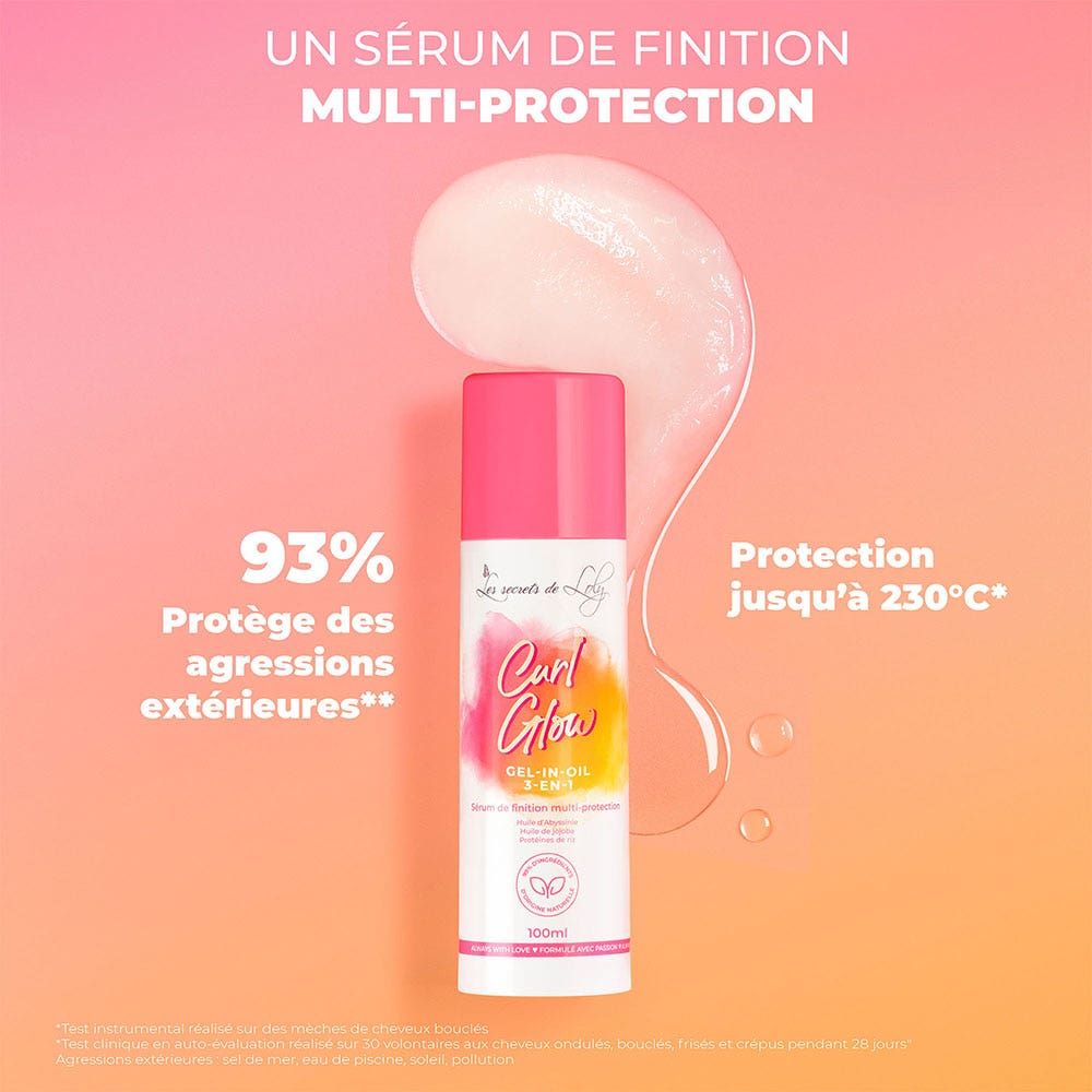 Les Secrets de Loly Curl glow finishing multi-protection serum 100ml (3.38fl oz)