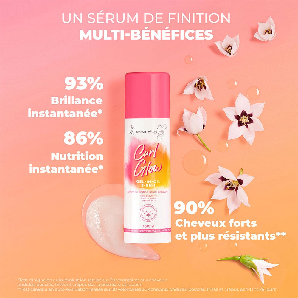 Les Secrets de Loly Curl glow finishing multi-protection serum 100ml (3.38fl oz)