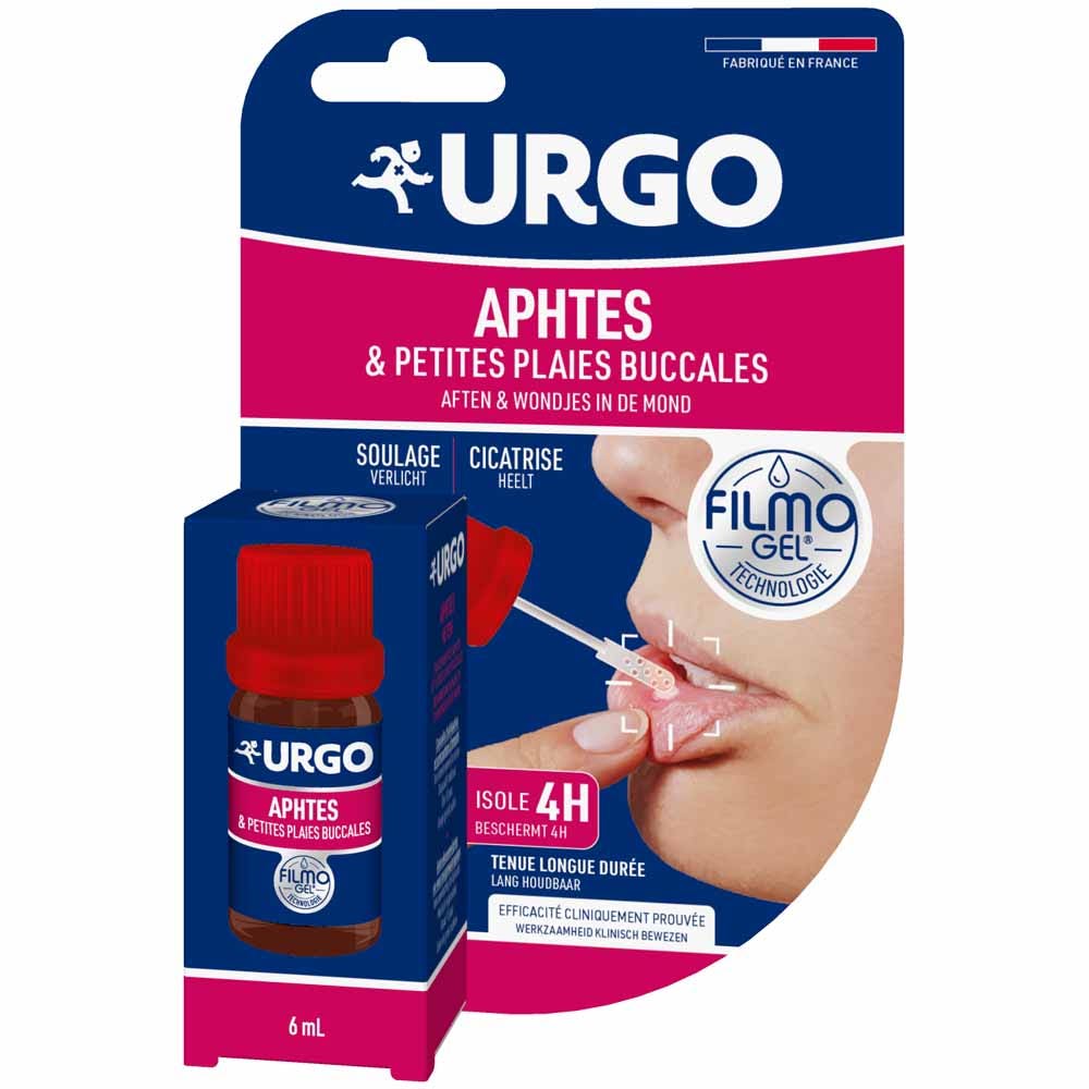 Urgo Filmogel Mouth ulcer and minor oral wound treatment 6ml (0.2fl oz)