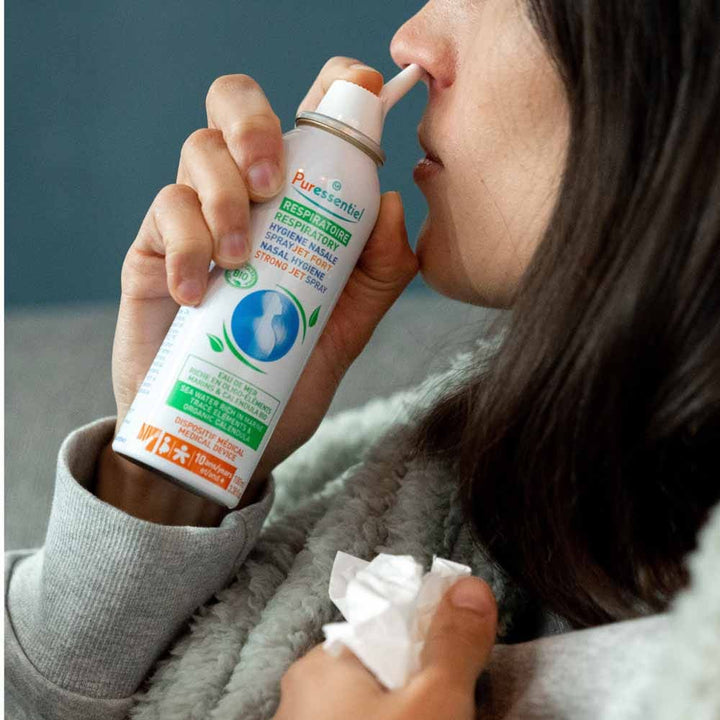 Puressentiel Respiratory Spray Nasal Hygiene "Jet Fort" 100ml Breathing 100ml (3.38fl oz)