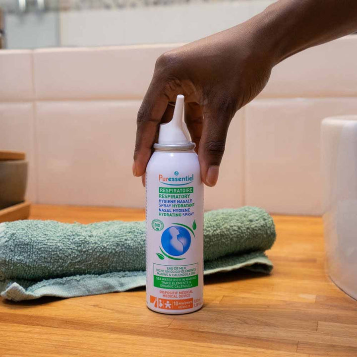 Puressentiel Respiratory Spray Nasal Hygiene Hydrating 100ml Breathing 100ml (3.38fl oz)