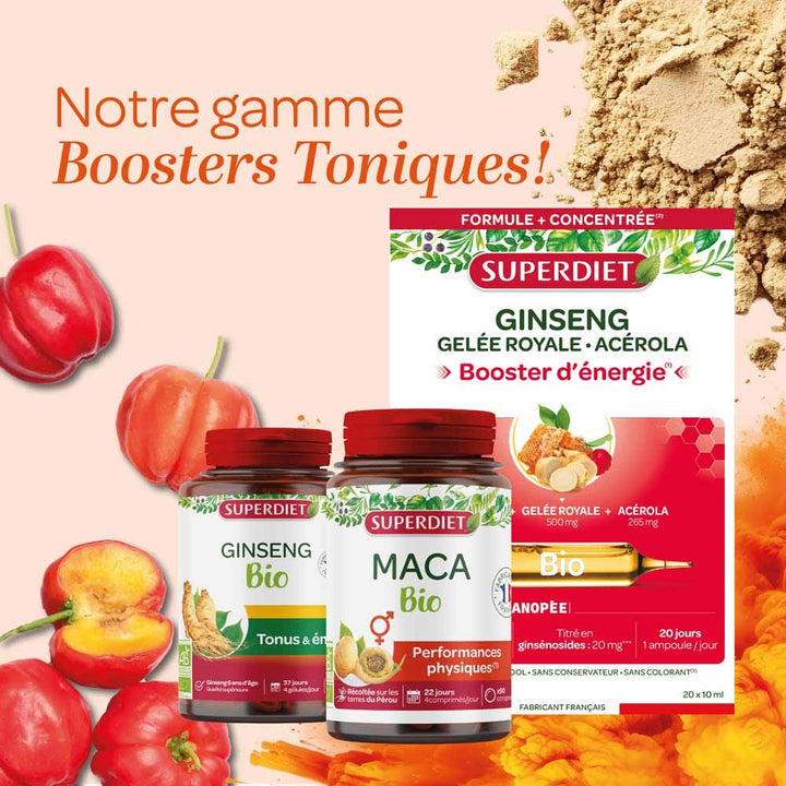 Superdiet Organic maca 90 tablets