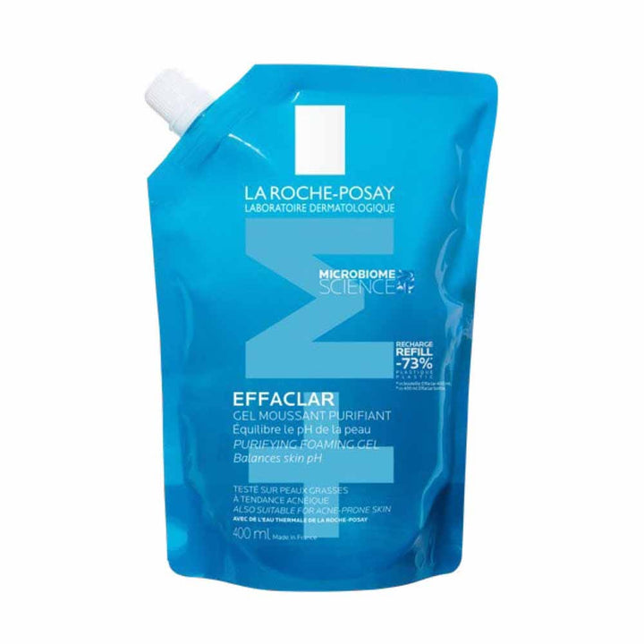 La Roche-Posay Effaclar Foaming EcoRefill gel oily, acne-prone skin 400ml (13.53fl oz)