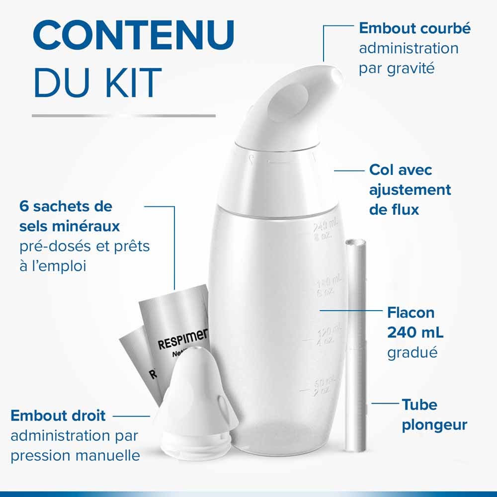Respimer Netiflow Nasal irrigation kit + 6 sachets