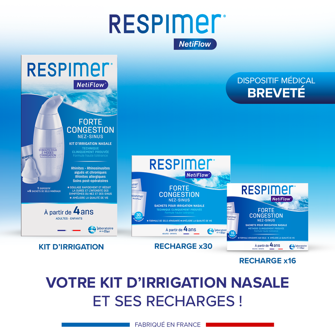 Respimer Netiflow nasal irrigation sachets x30