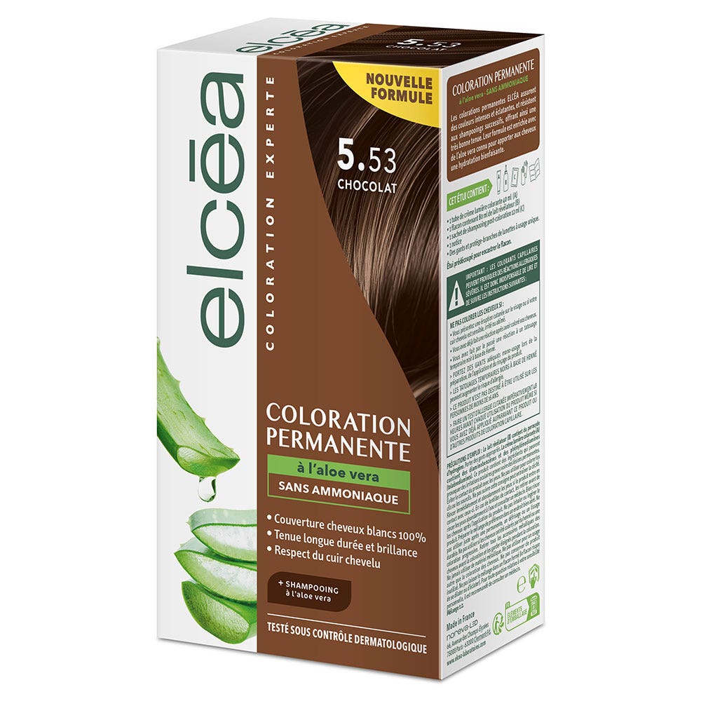 Elcea Permanent colouring with revitalising care 140 ml (4.73fl oz)