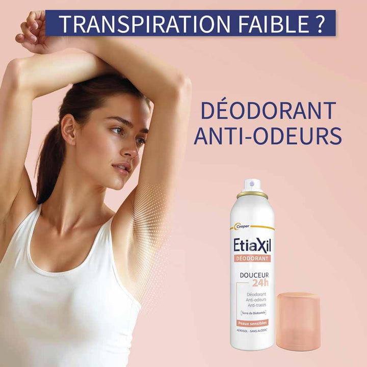 Etiaxil Deodorants 24h Gentle Deodorant Spray sensitive skin 2 x 150 ml (5.07fl oz)