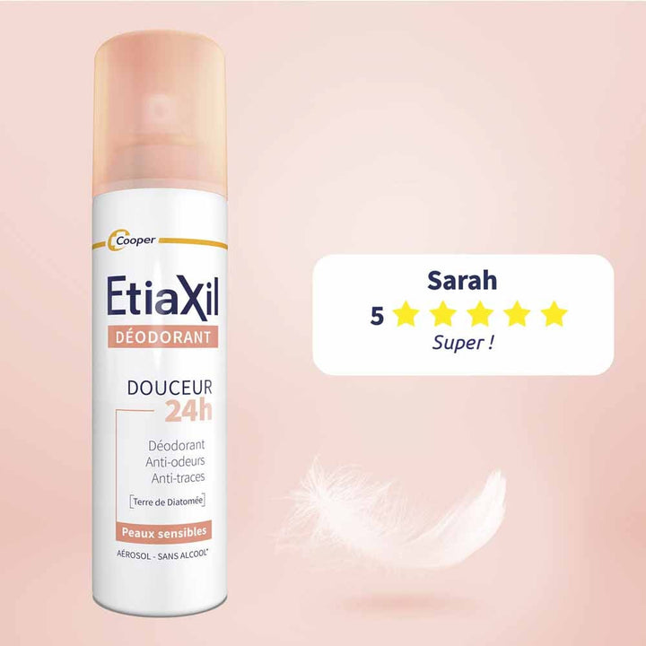 Etiaxil Deodorants 24h Gentle Deodorant Spray sensitive skin 2 x 150 ml (5.07fl oz)