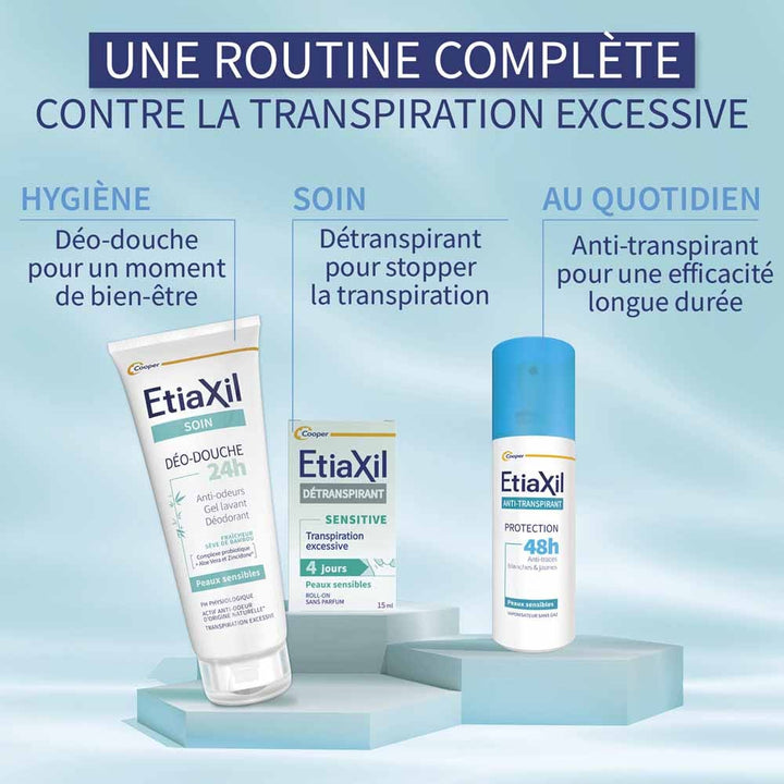 Etiaxil Antiperspirant 48h protection spray sensitive skin 100 ml (3.38fl oz)
