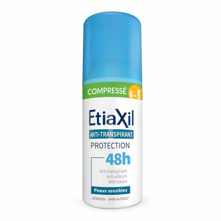 Etiaxil Antiperspirant 48h Protection Compressed Aerosol sensitive skin 100 ml (3.38fl oz)