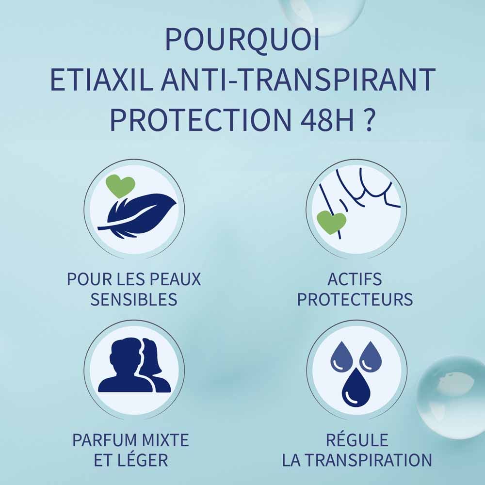 Etiaxil Antiperspirant 48h compressed aerosol protection sensitive skin 2 x 100ml (3.38fl oz)
