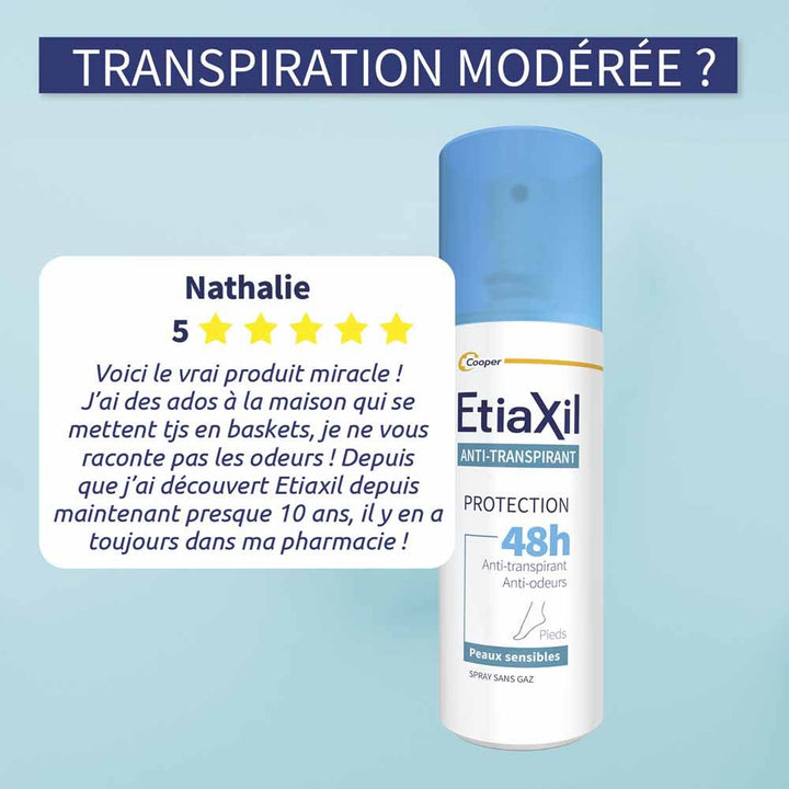 Etiaxil Antiperspirant Deodorant 48h Foot Protection sensitive skin 100 ml (3.38fl oz)