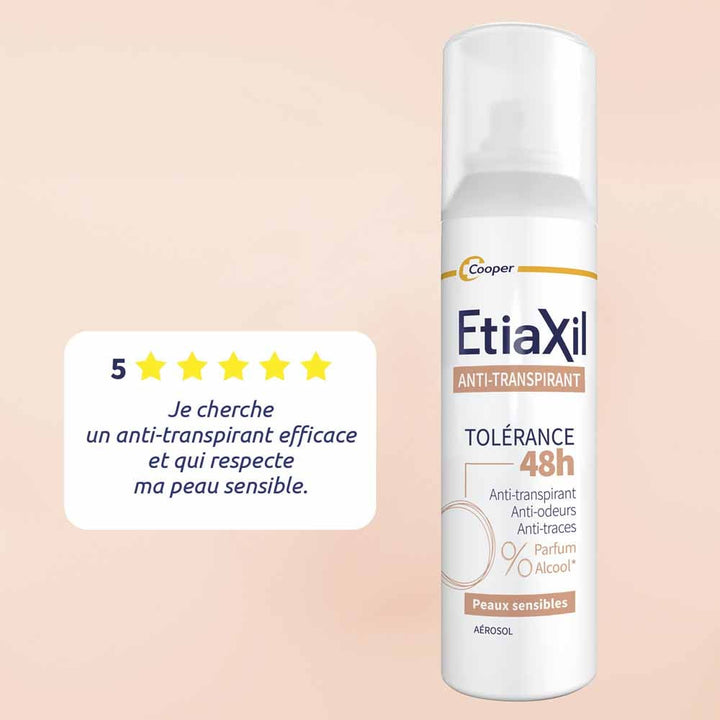 Etiaxil Antiperspirant 48h Tolerance Aerosol sensitive skin 150 ml (5.07fl oz)