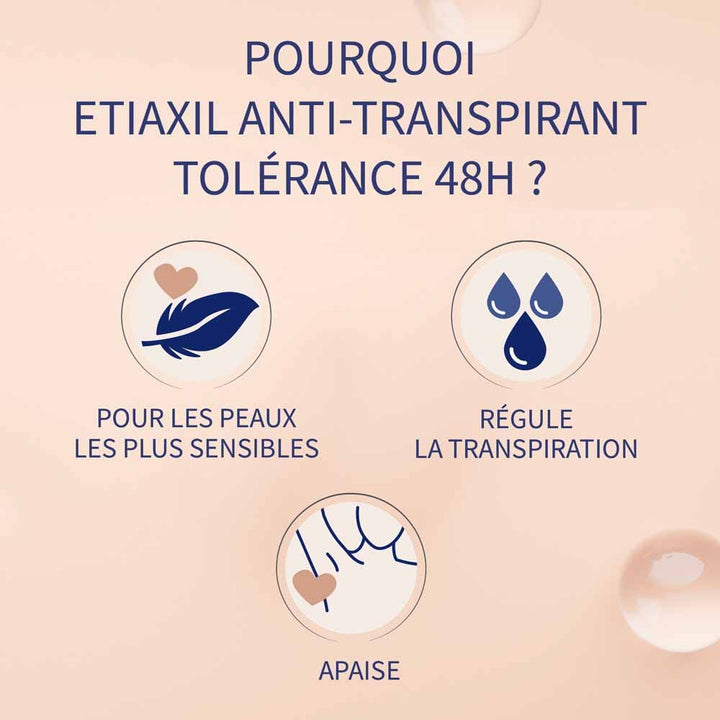 Etiaxil Antiperspirant 48h Tolerance Aerosol sensitive skin 150 ml (5.07fl oz)