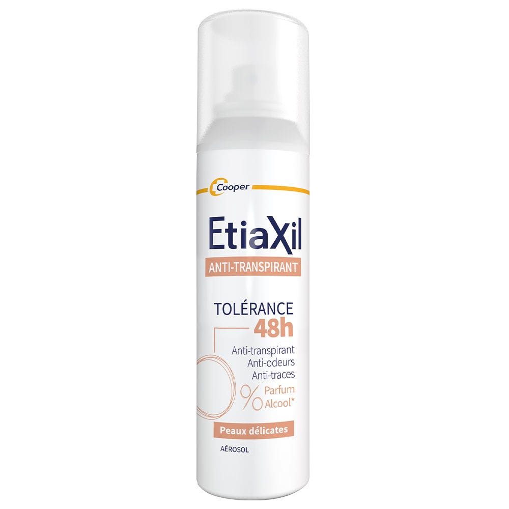 Etiaxil Antiperspirant 48h Tolerance Aerosol sensitive skin 150 ml (5.07fl oz)