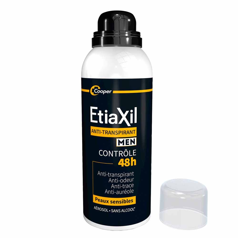 Etiaxil Antiperspirant 48h Control Men Deodorant Spray sensitive skin 150 ml (5.07fl oz)