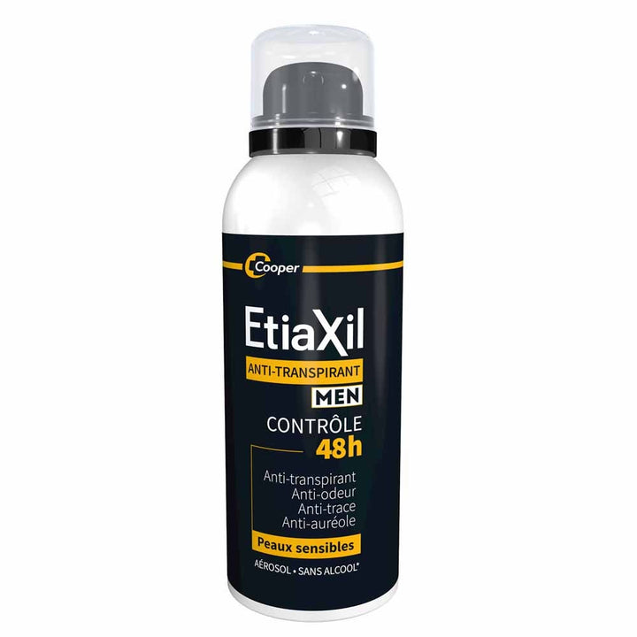 Etiaxil Antiperspirant 48h Control Men Deodorant Spray sensitive skin 150 ml (5.07fl oz)