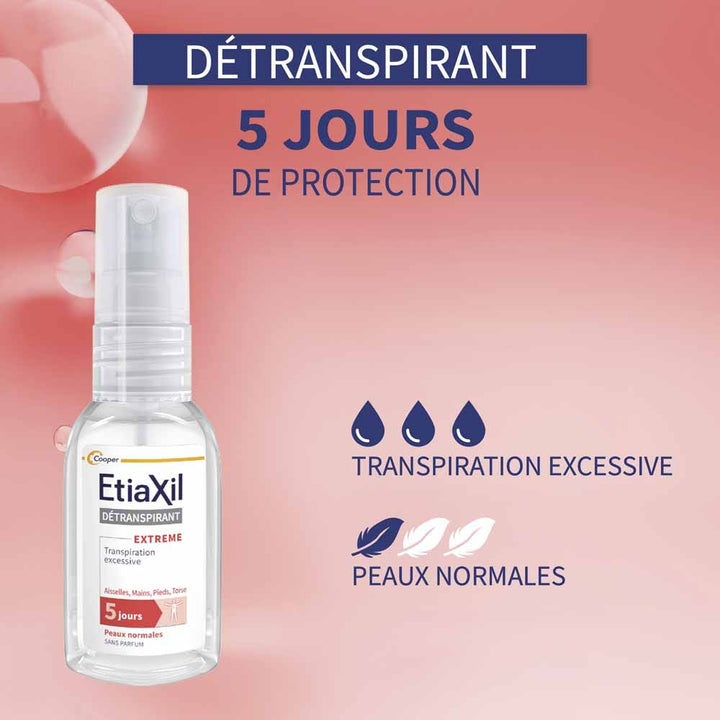 Etiaxil Detranspirants Extreme 5-day deodorant spray 30ml (1.01fl oz)