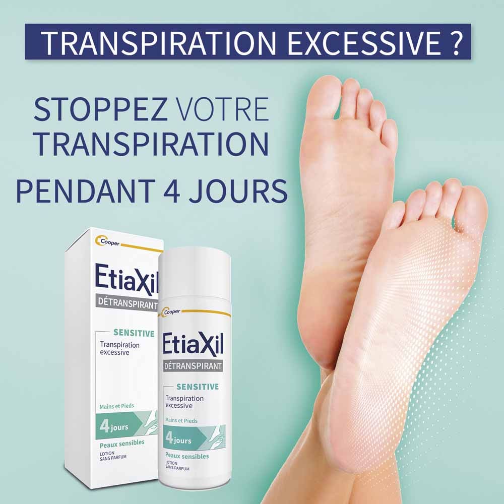 Etiaxil Detranspirants Feet Anti-Perspirant Sensitive skin 100ml (3.38fl oz)