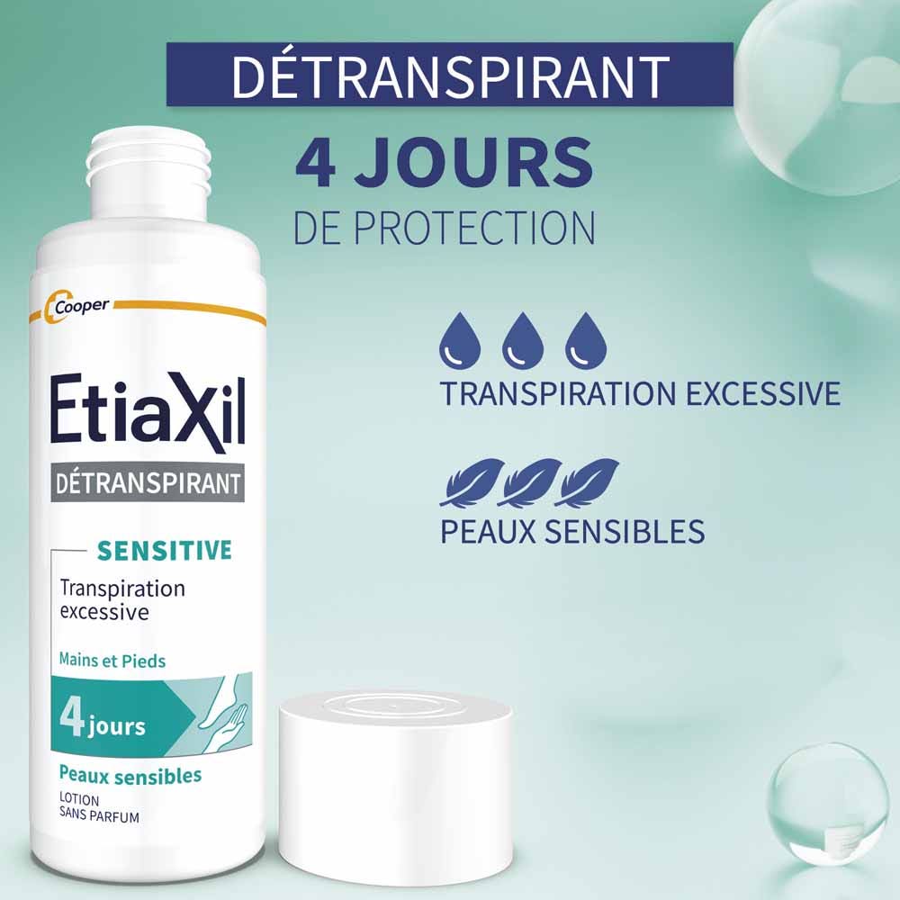 Etiaxil Detranspirants Feet Anti-Perspirant Sensitive skin 100ml (3.38fl oz)
